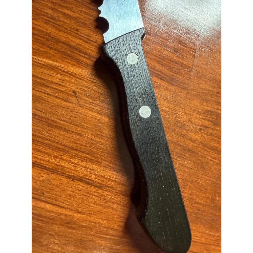 Vintage Ed Wusthof Dreizackwerk Serrated Slicing Frozen Food Knife 4191‎ 7.75